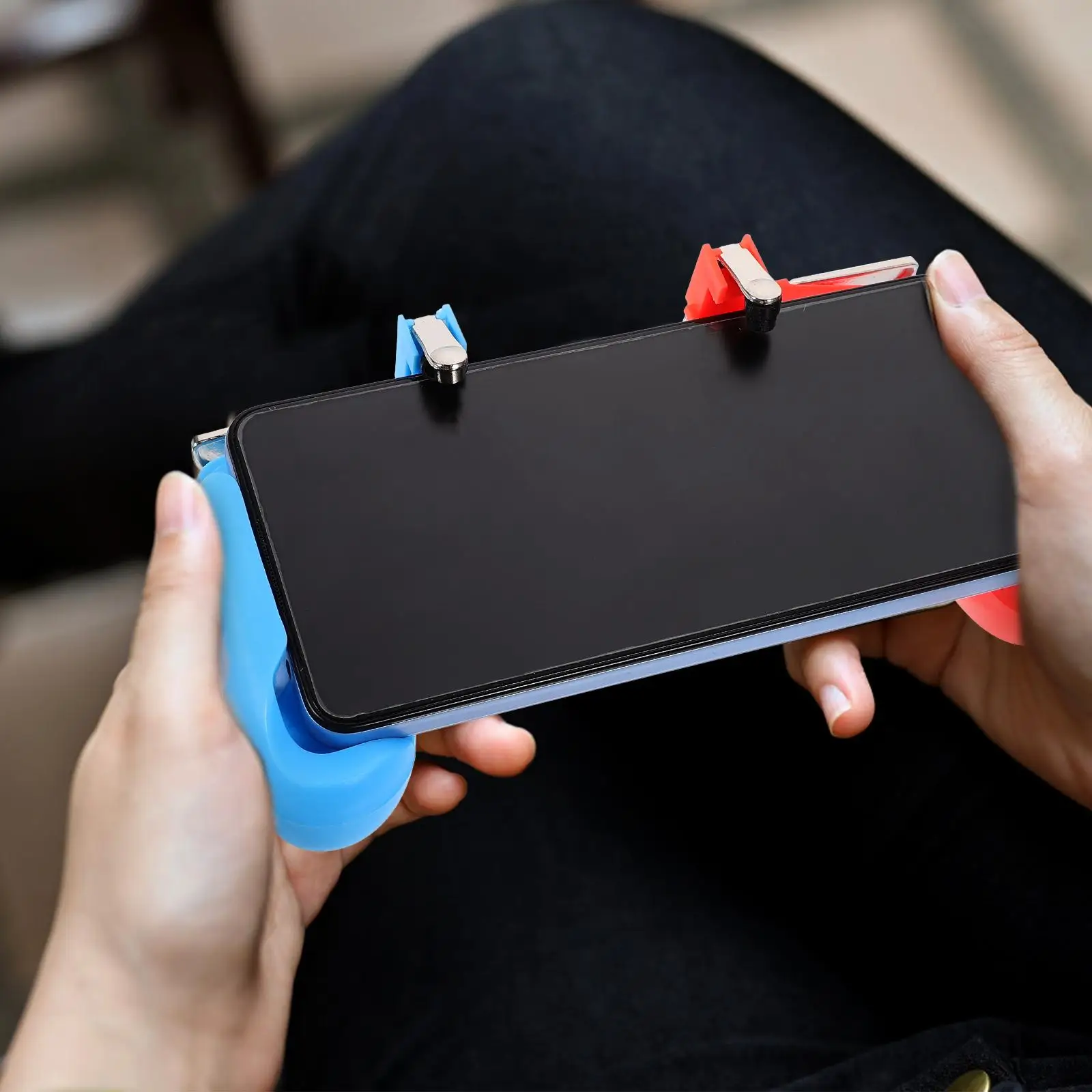 ゲームパッド コントローラー トリガー 携帯電話用 ゲーム モバイル アクセサリー 軽量 簡単インストール 適切なスマートフォン ゲーム