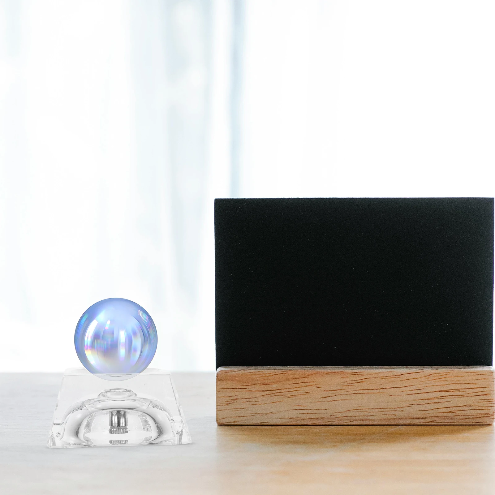 

1pc Transparent Sphere Lighted Display Stand For Glass Ball Led Crystal Ball Stand Snow Globe Holder Crystals