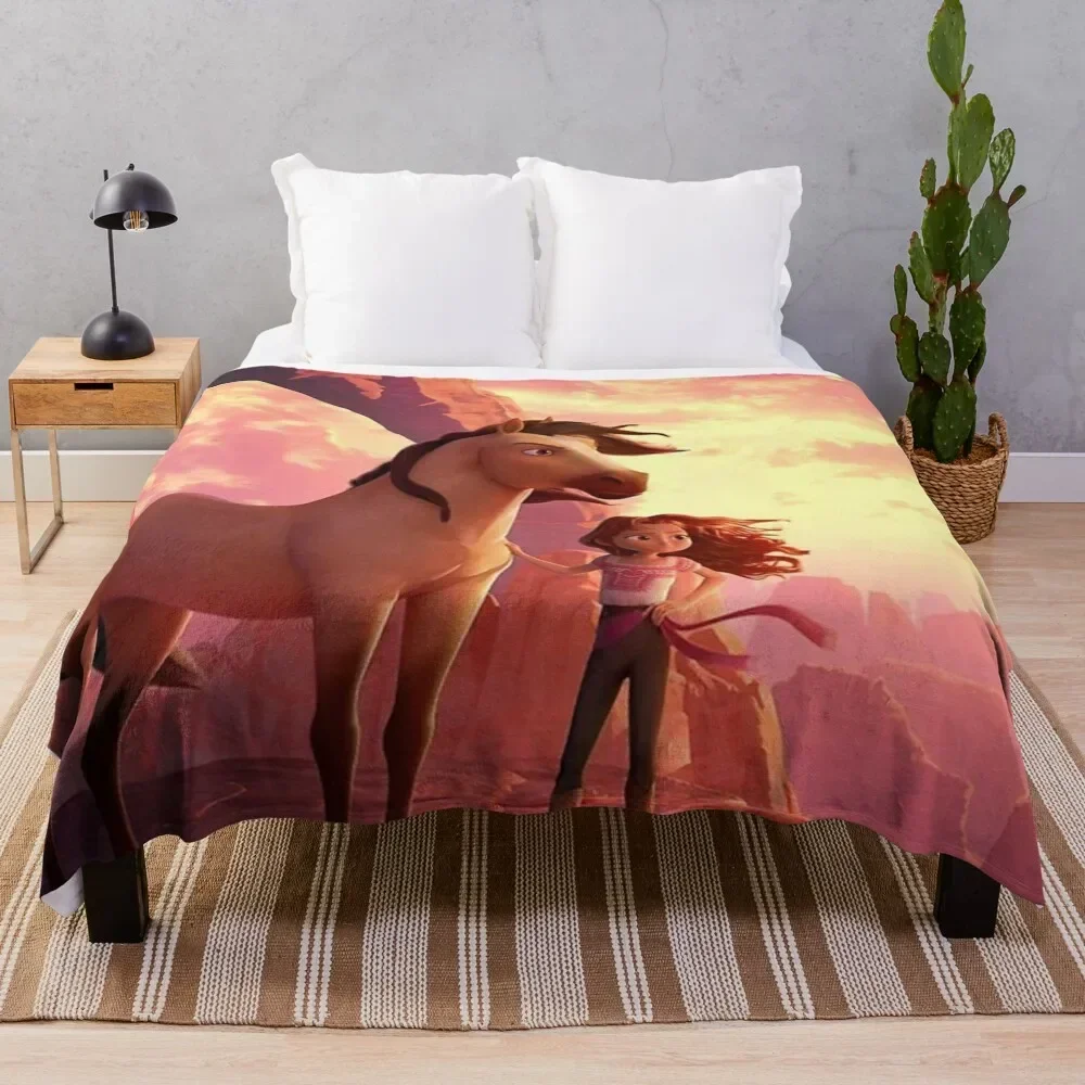 

Spirit Untamed Throw Blanket Blankets For Bed Decorative Sofas Fashion Sofas Blankets