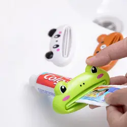 Cartoon Toothpaste Squeezer Animal Tube Cosmetic Roll Squeezing Distributor Ointment Dispenser Cleanser Press Tooth Paste Holder