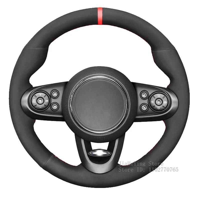 

Soft Suede Steering Wheel Covers For Mini (Hatchback/Mini) JCW Clubman JCW Convertible Interior Accessories