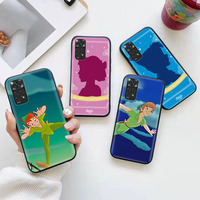Soft Case for Xiaomi Redmi Note 9 11T 11 Mi 11S 9T 9S Pro Black Cover DL-75 Peter Pan Pinocchio