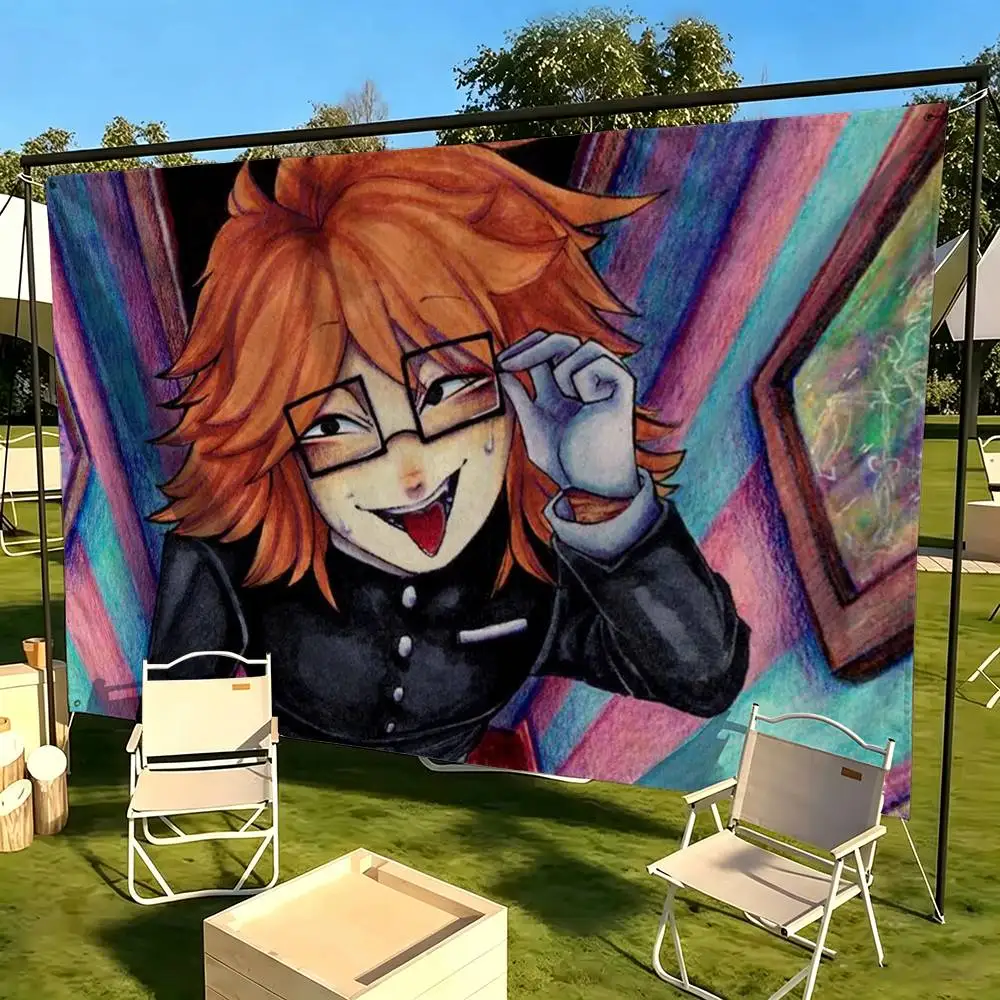 Ranfren Randal Art  Flags for Bedrooms Home Decor Items Outdoor Decors Garage Decoration Flaga
