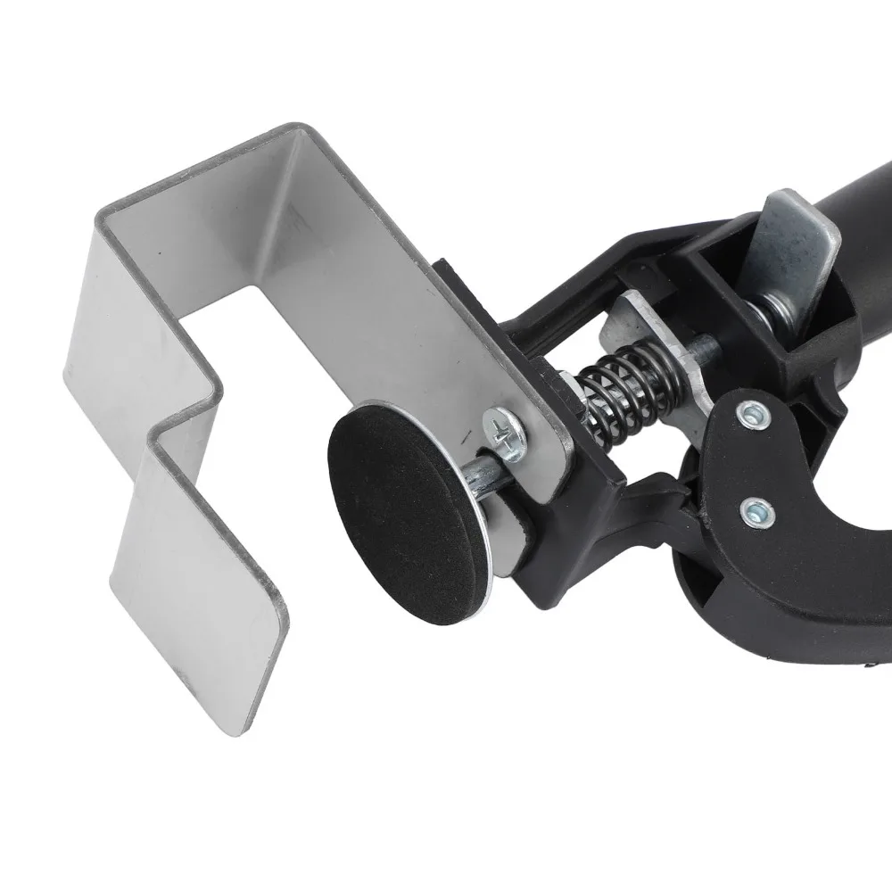 Press Type Drawer Fixing Clamp 15-50mm Thickness Push Pull Design Drawer Front Installation Jig Stainless Steel