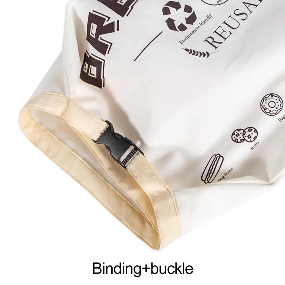 

Bread Bag Practical Buckle Closure Eco-friendly Food Storage Container Kitchen Gadget Kitchen Supplies