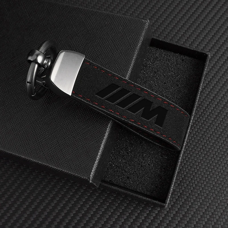 

Suede Leather Car Emblem Keyring Key Chain For Bmw M E46 E90 E39 E60 E36 E30 E61 E91 E92 E93 E87 F10 F20 F30 X5 E70 E53 G30
