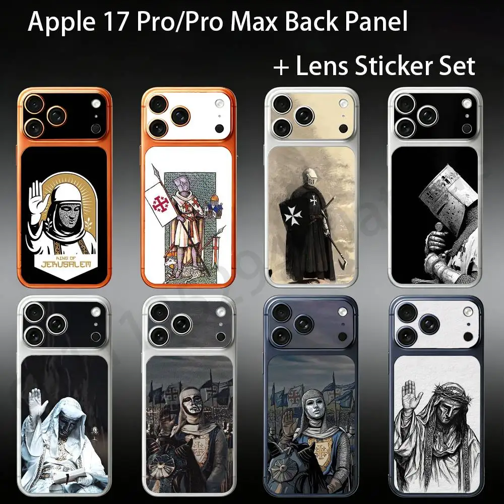 

Cool Baldwin IV of Jerusalem For iPhone 17pro/proMax Full body Back Cover Decal Skin Colorful Rear Protective Sticker Film