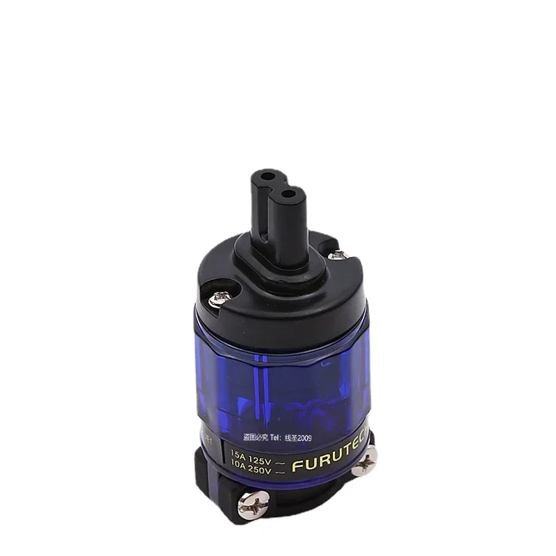 Hi-end Furutech F1-11 2 Pole C7 Connector HiFi Audio Adapter 8 Female IEC Power Plug