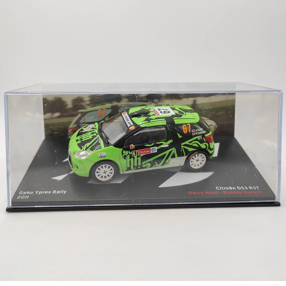 Diecast Ixo 1:43 Bilancia Citroen DS3 R3T Rally Auto In Lega Modello di Auto Da Collezione Giocattolo Regalo Souvenir Display Ornamento