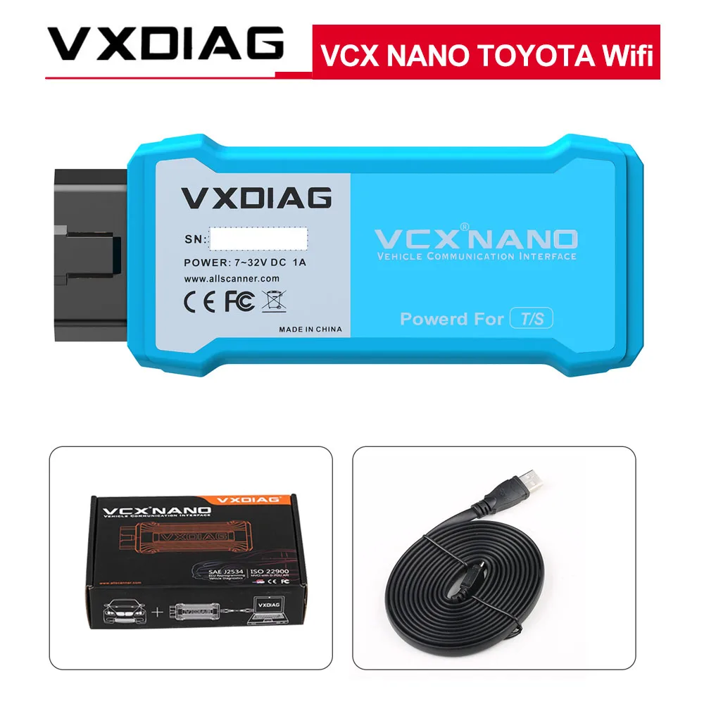 إصدار WIFI VXDIAG VCX NANO لسيارة TOYOTA LEXUS المتوافقة مع SAE J253 #1