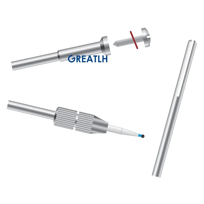 Dental Screw Mandrels Mandrels Stainless Steel Reinforced Dental Lab Tools 10pcs/set