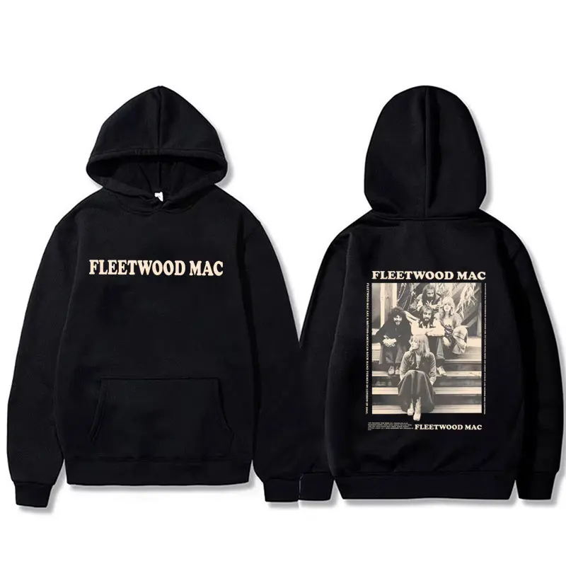 

Rock Band Fleetwood Mac Hoodie Stevie Nicks Pullover Men Women Casual Hoodies Unisex Oversized Fleece Cotton Hooded Sweatshirt