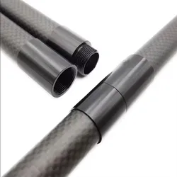 Carbon Tube Connector D10/12/16/18/20/25mm Aluminum Alloy Tube Connector Handheld Rod Connector