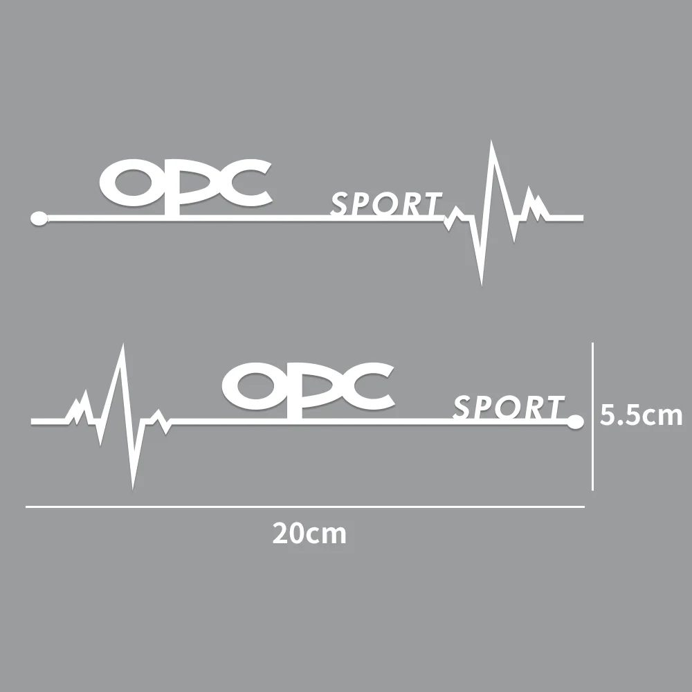 2pc PVC for OPEL opc Astra H G J g Insignia Corsa Mokka vectra Zafira Antara Car Sticker Side Window Waterproof Decorate Decals