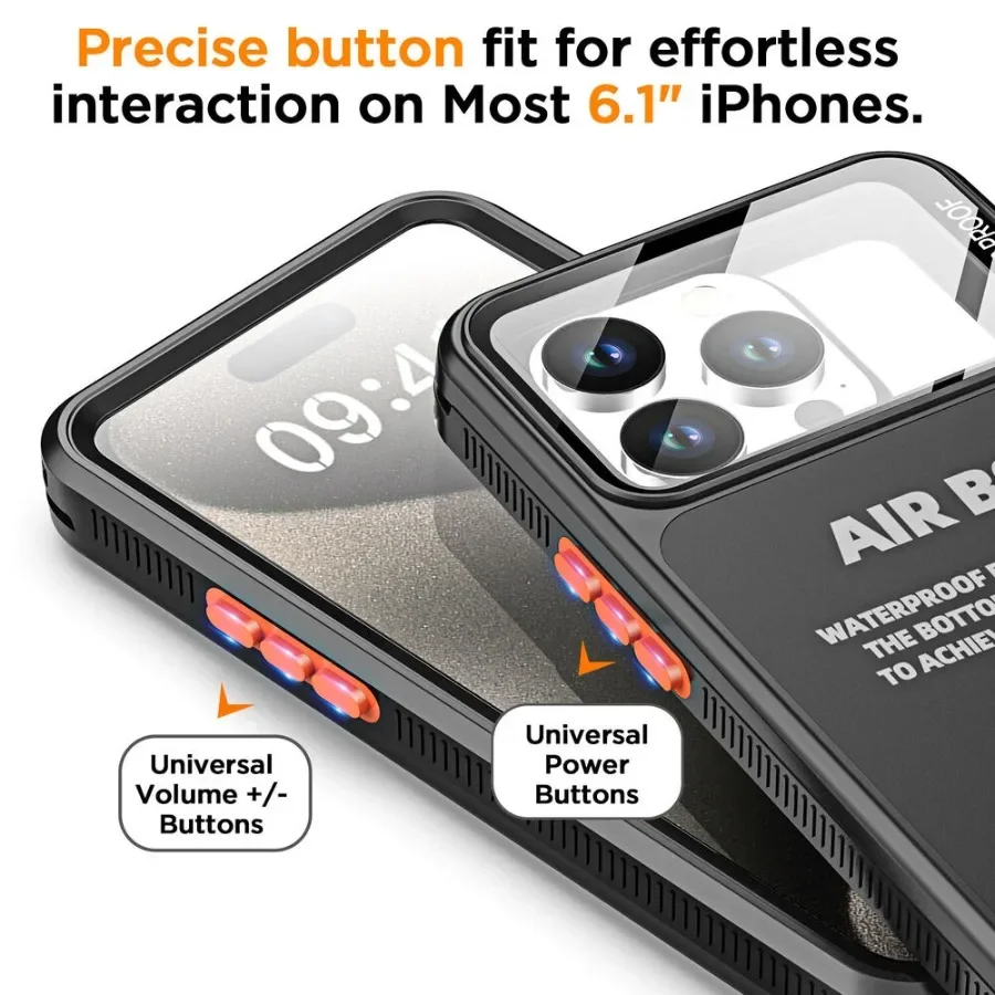 YpmProfessional غاطسة IP68 مقاوم للماء حماية جراب هاتف آيفون 16 15 14 Plus 13 12promax غطاء غوص تحت الماء الحقيبة #4