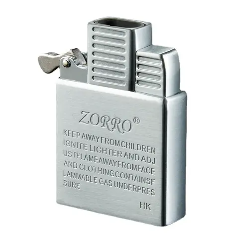 자세히 둘러보기 ZORRO 듀얼 화재 토치 삽입 라이터 가스 제트 방풍 플린트 가솔린 오일 라이터 풍선 부탄 등유 라이너 DIY 도구