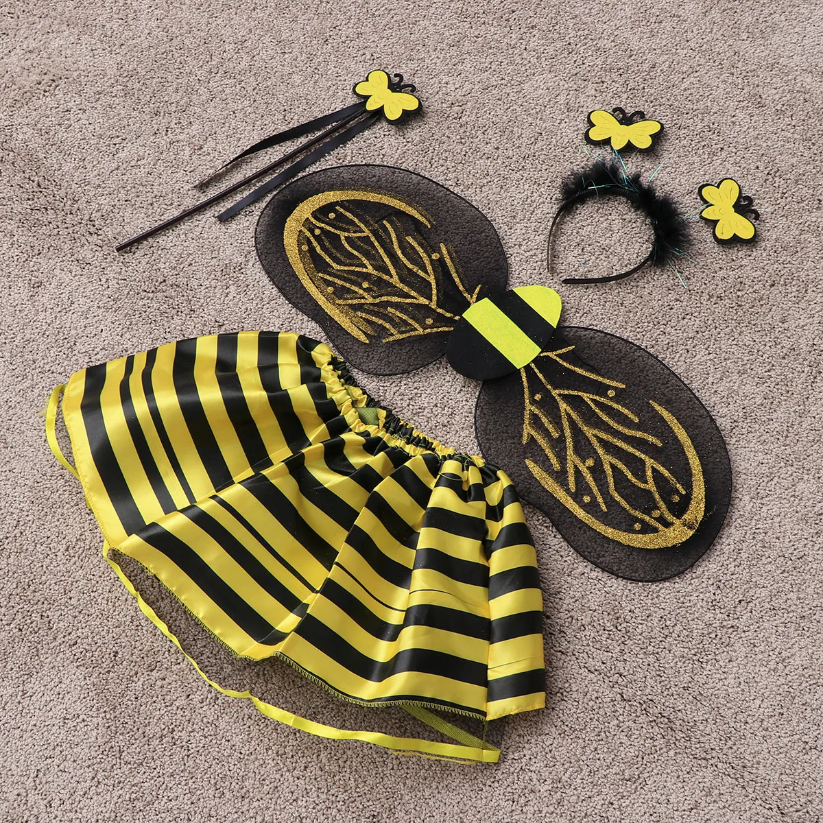 

4 Pcs/set Kid Gauze Skirt Suit Dress up Clothes for Kids Headband Dressing Baby Tutu