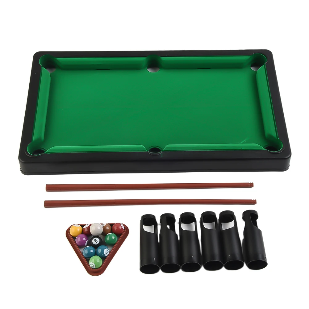 Ball Table Pool Table Indoor Games For Stress Relief Full-sized Plastic Round COMPACT For Kids Adults Pratical