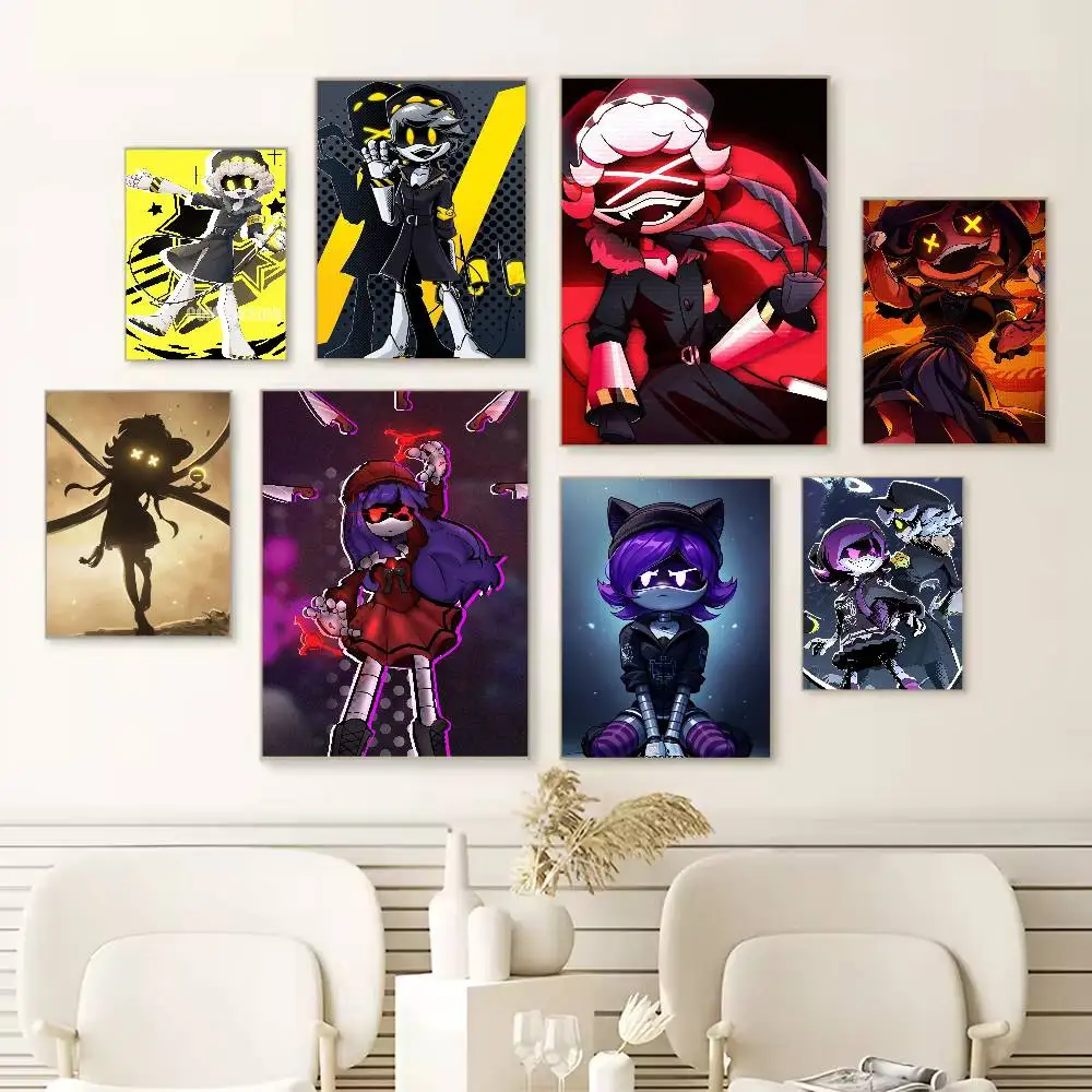 

M-Murder Drones Poster HD Quality Wall Art Retro Posters For Home Room Wall Decor Self Adhesive