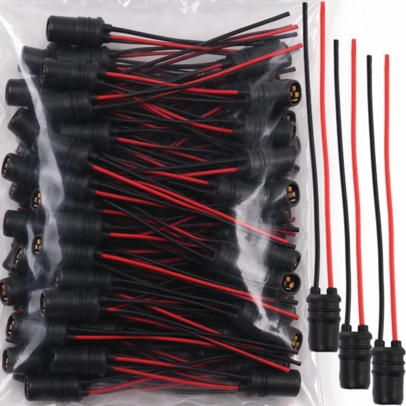 3/5/7Pcs T10 W5W Car Wedge Light Bulb Socket Connector Holder Extension LED Lamp Bulb Base Holder Replacement Car Parts