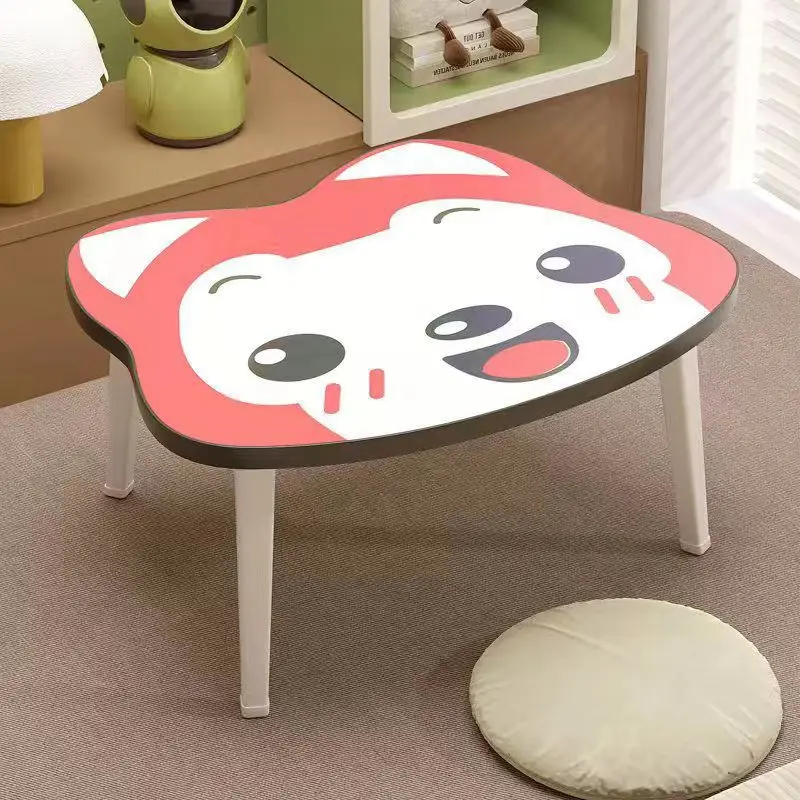 Foldable Be Laptop Table Bedroom Folding Table Cartoon Small Table Large Computer Desk Furniture