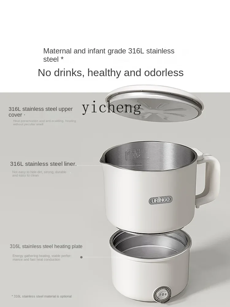 Folding Kettle Travel Portable Stainless Steel Mini Household Water Boiling Kettlec28