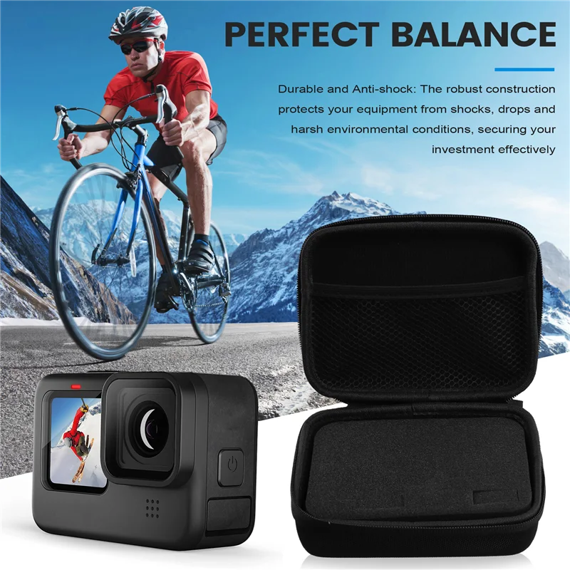 VO-For Gopro Case Accessory Anti-Shock Storage Bag Action Camera Portable Accessories Storage Bag