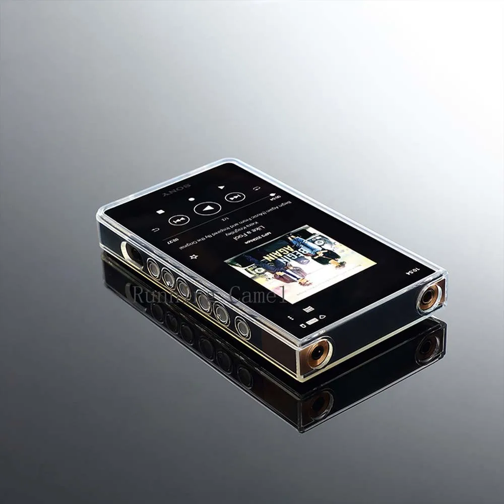 Weiche klare TPU-Schutzhülle für Sony Walkman NW-ZX700 NW-ZX706 NW-ZX707 mit Front schutz gehärtetem Glas