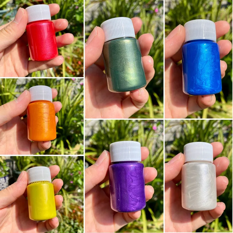 Metallic Acrylic Paint Waterproof and Non-fading for Statue Candle Plaster Coloring DIY Hand-painted Clothes Graffiti Paint