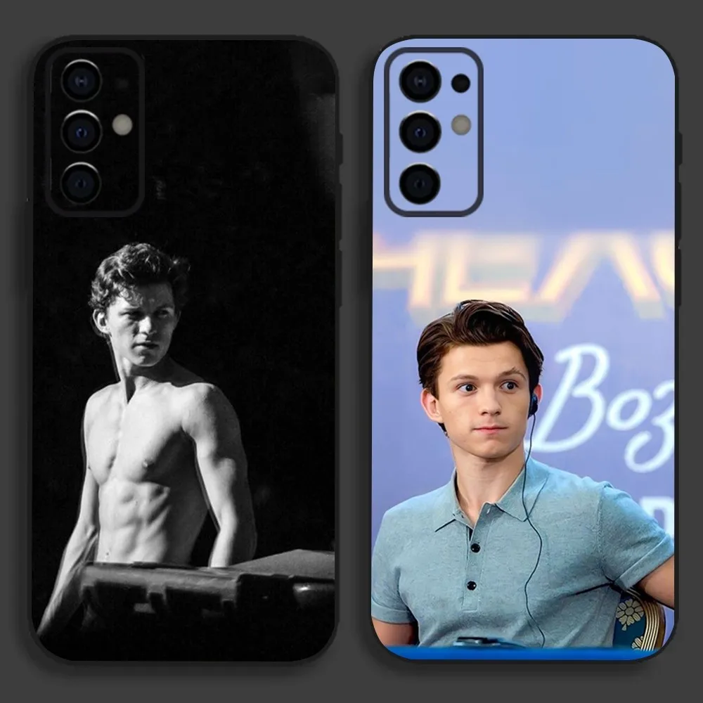 T-Tom H-Holland Actor Phone Case For Samsung S24,S21,S22,S23,S30,Ultra,S20,Plus,Fe,Lite,Note,10,9,5G Black Soft Cover