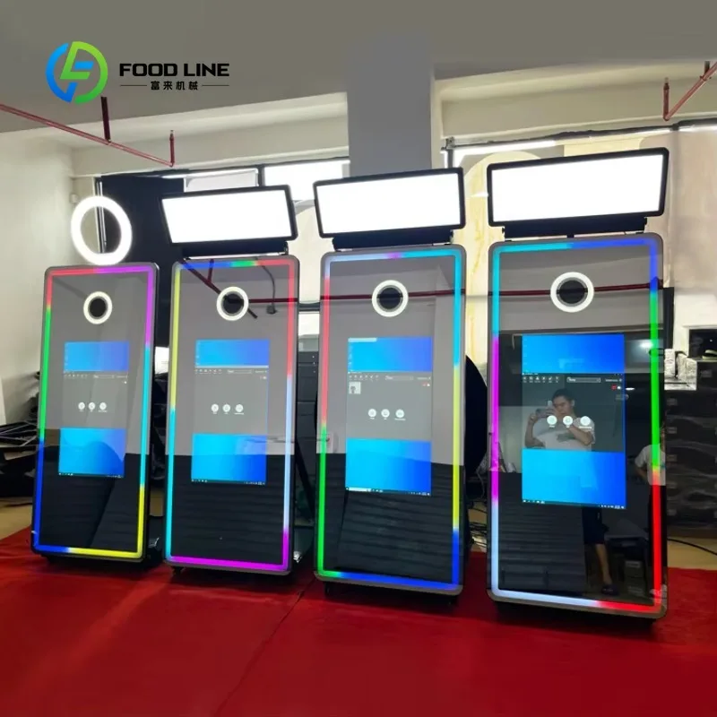 Newest Mirror Photo Booth With Photobooth Machine Party Supplier Printer and Camera Selfie Digital Magic Mirror Photo Booth