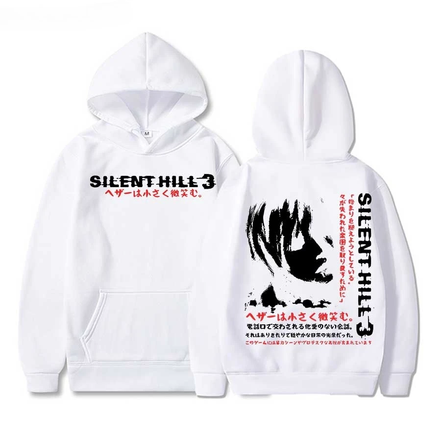 

Толстовка Silent Hill 3 с капюшоном для мужчин и женщин, пуловер в стиле хип-хоп, уличная одежда, мягкая повседневная модная толстовка с длинными рукавами, теплые топы