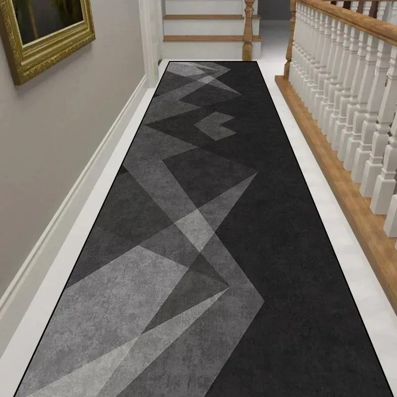 

VIKAMA Geometric Patchwork Rectangular Rug – Stain-resistant and Non-slip, Ideal for Bedside, Hallways and Corridors, Home Decor