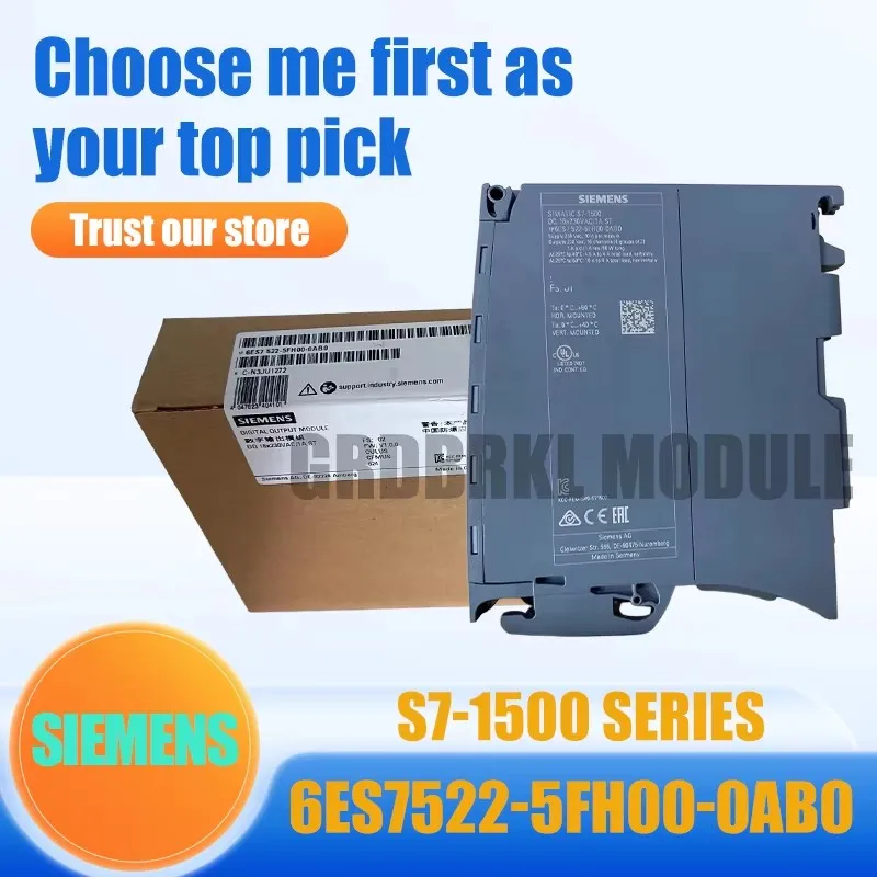 

New Original SIEMENS 6ES7522-5HF00-0AB0 6ES7522-5FH00-0AB0 S7-1500 Digital Output Module