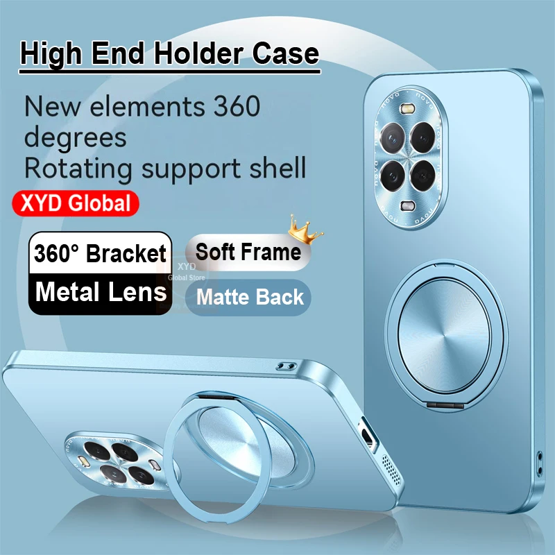 

High End For Huawei Nova 13 Pro Case Magnetic Holder Ring Cover For Huawei Nova 13 Pro Nova13 Phone Case Shell 360 Bracket Stand