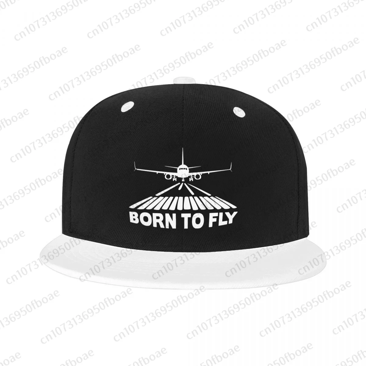 Born To Fly Airplane Hip Hop Baseball Caps Running Adult Men Women Flat Hats Fashionable Outdoor Hat