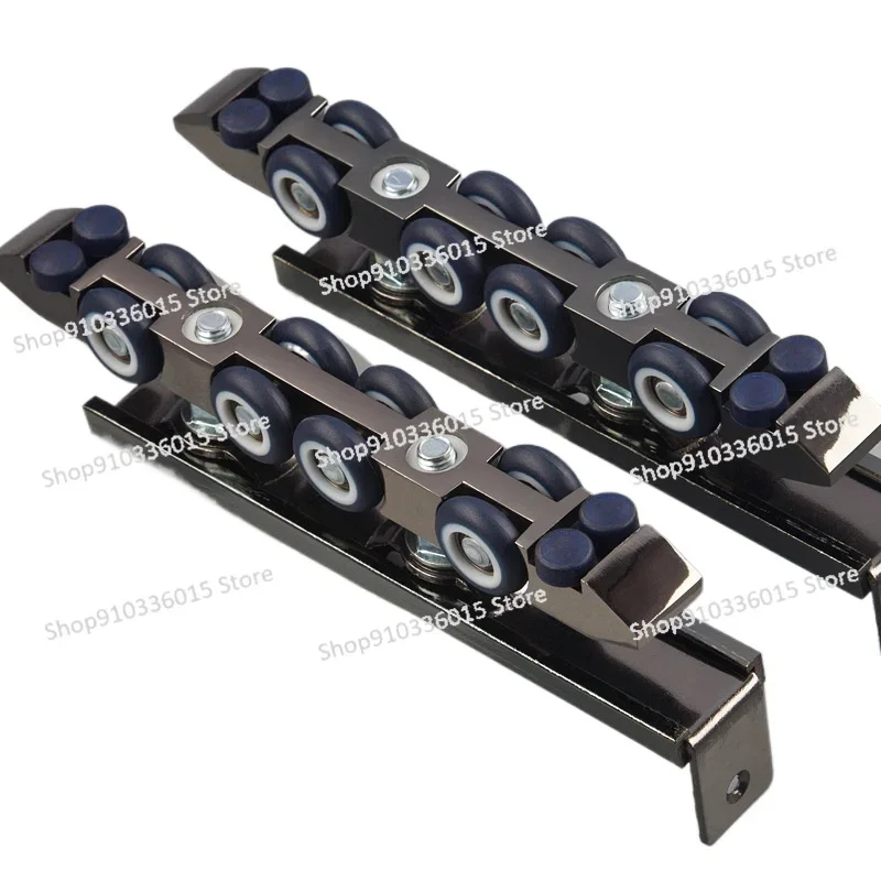 

Lightweight Sliding Door Roller 4 Wheel House Wooden Door Hanging Roller Track Pulley Bathroom Kitchen Furniture Hardware