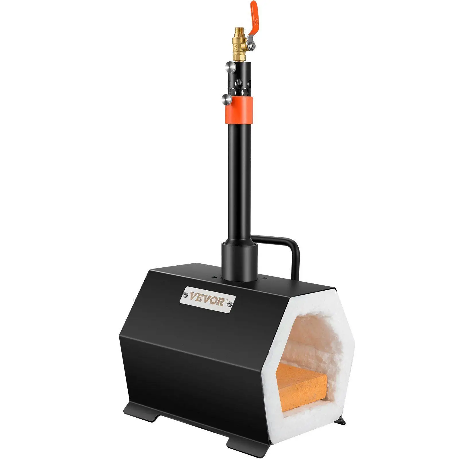 المحمولة 2600 ° F Propan Forge مع موقد واحد، شوكة غاز حداد كبيرة الحجم، مجموعة كاملة متضمنة #1