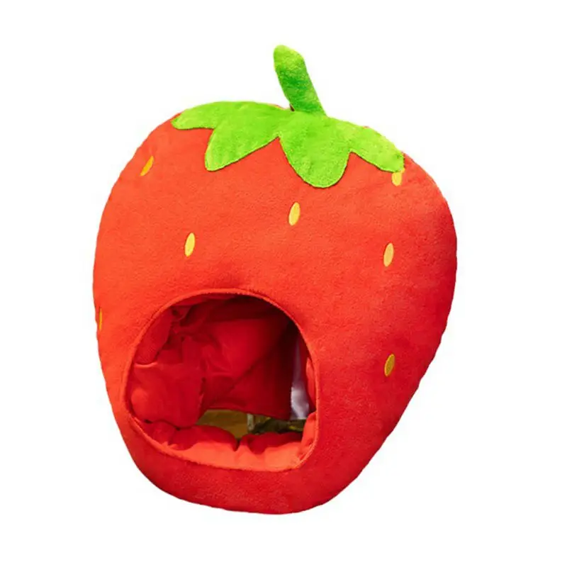 Cute Strawberry Headgear Performance Prop Photography Artifact Funny Headgear Cartoon Fruit Hat