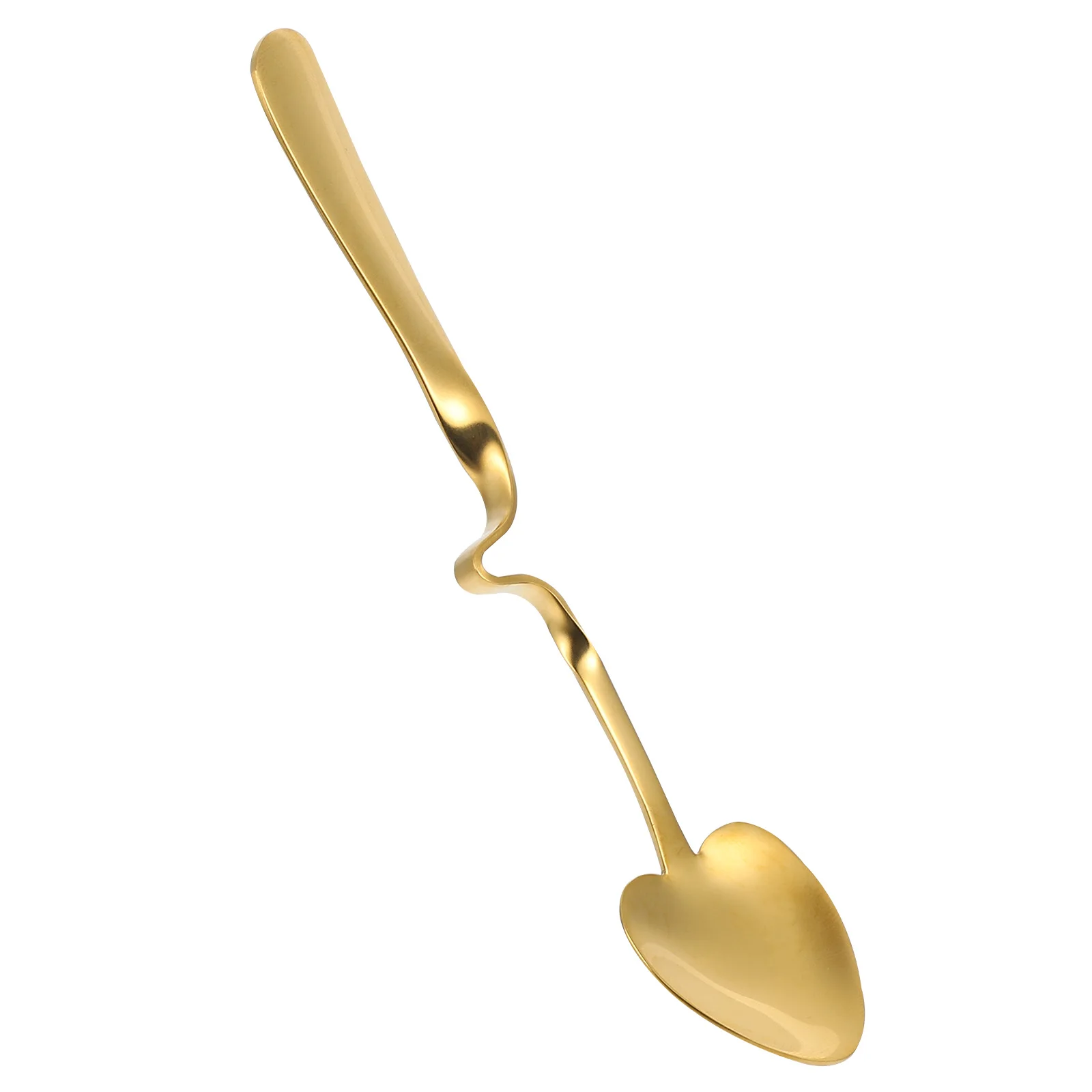 

1pc Stainless Steel Hanging Cup Spoon Blender Travel Coffee Accessories V Shape Spoon Practical Sweet Snacks Desserts