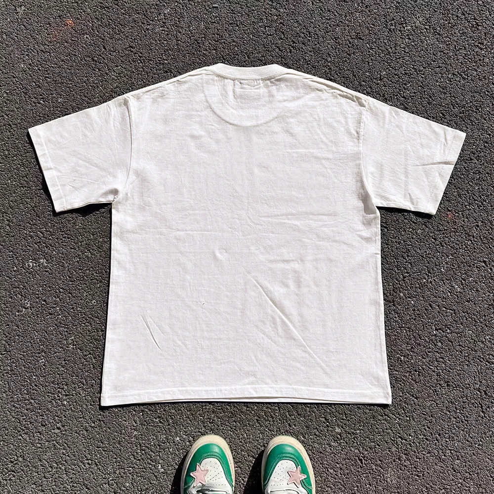 Couple's Short Sleeve T-shirts Heavyweight 260g College Style Men's Fashion Brand Upper Apparel Matching Outfits