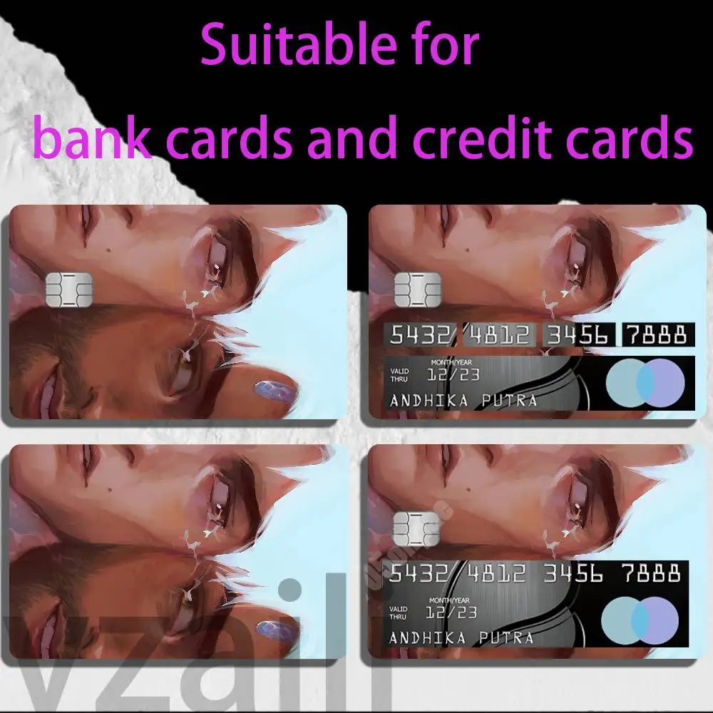 JayVik A-Arcane Card Stickers Credit Visa Debit Bank Charge Card Bus Metro Waterproof Sticker Decal Decoration
