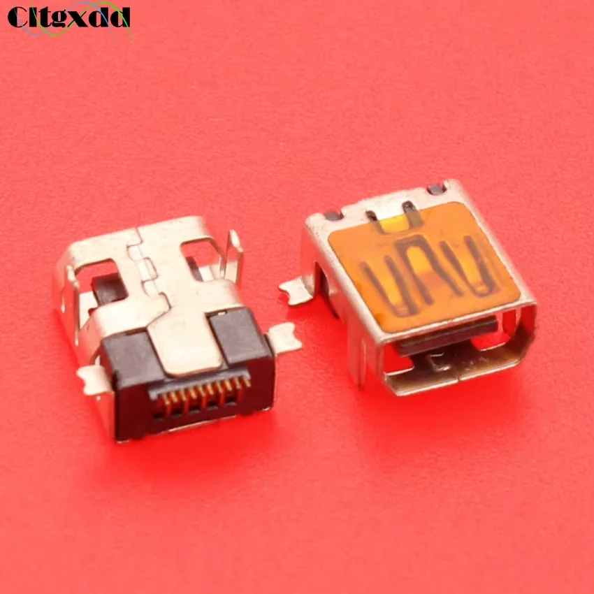 Cltgxdd 10 Stück Mini-USB-Buchse V3-Anschluss für MP3 MP4 USB Typ B 5-Pin 8-Pin 10-Pin SMT SMD USB-Buchse Reparaturteile – Detail 6