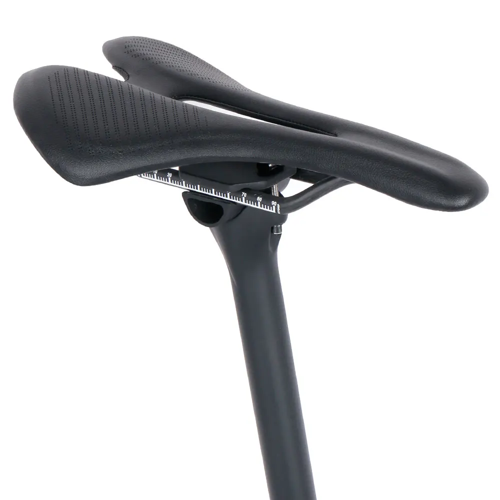 ELITAONE Carbon Saddle Road Bike MTB 270x143mm Super Light Leather 115g Bicycle Seat