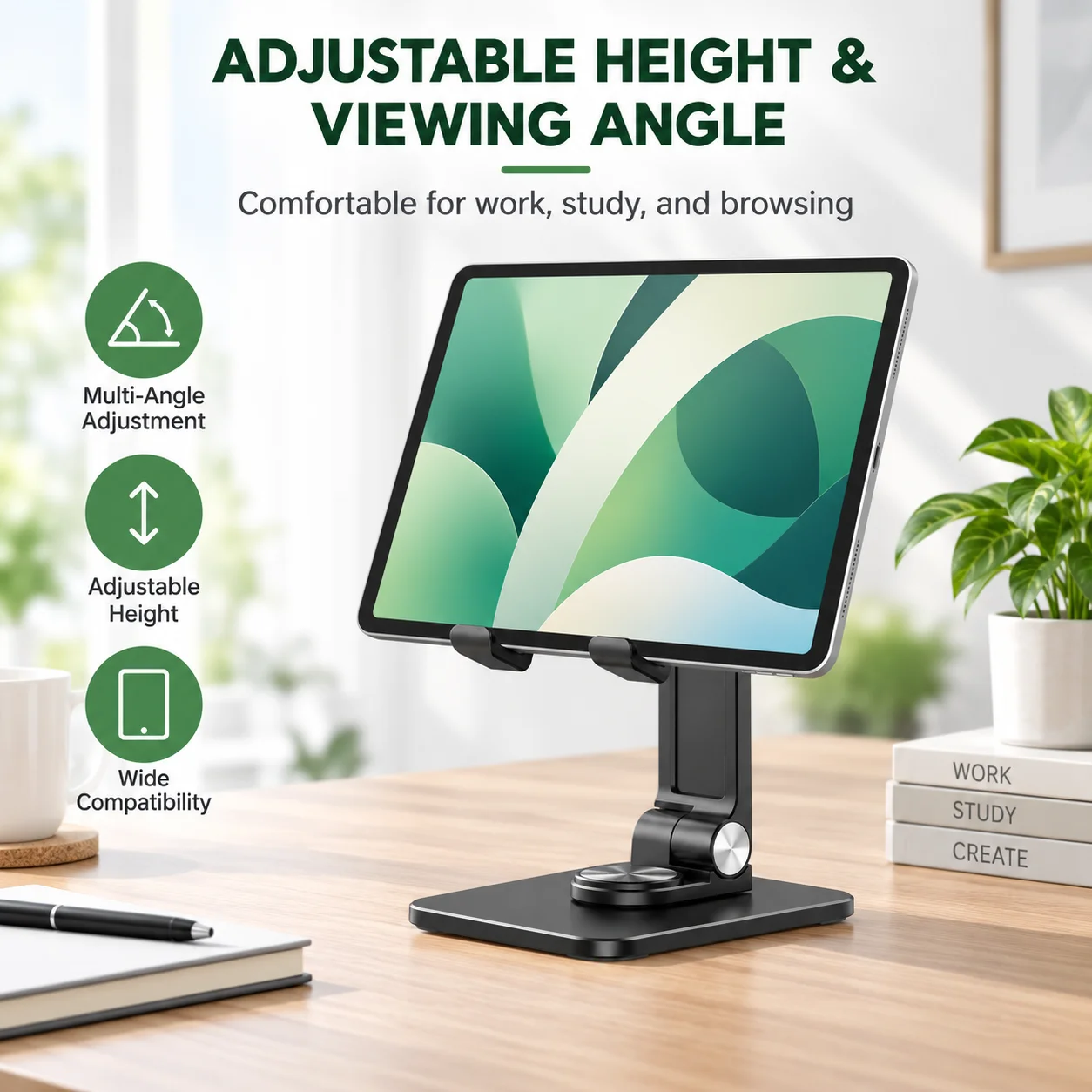 Adjustable Foldable Phone Tabl - Tablet Stand Adjustable review and price