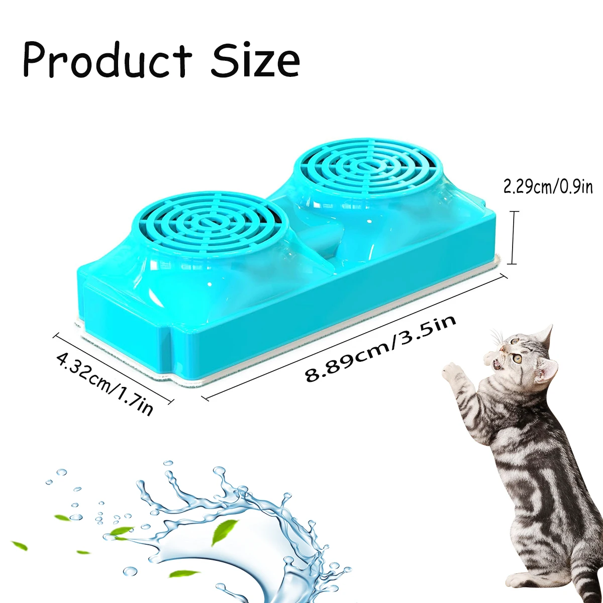 10/20/30er Pack Edelstahl-Ersatzfilter für 3,2L Smart Pet Fountain Zubehör Katze D – Detail 2