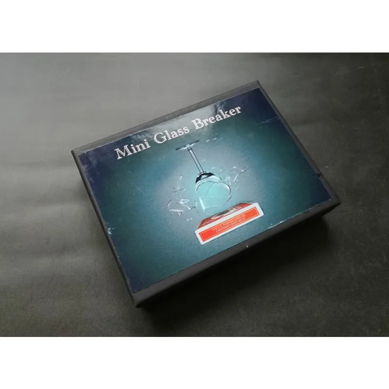 Remote Control Mini Glass Breaker Magic Trick - Mentalism and Prediction Prop for Close Up Magic Gimmicks Magician