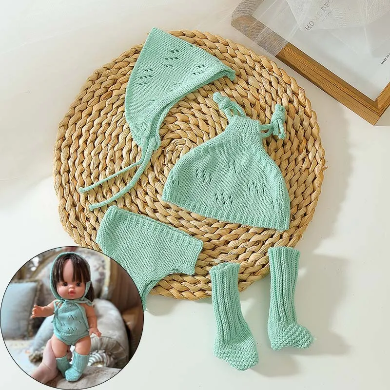 Poppen Kleding voor 34 cm 13.39 inch Mooie Jurk Vest Reborn Pop Babypoppen Kleding DIY Speelgoed Pop Accessoires forGirl reborn Pop