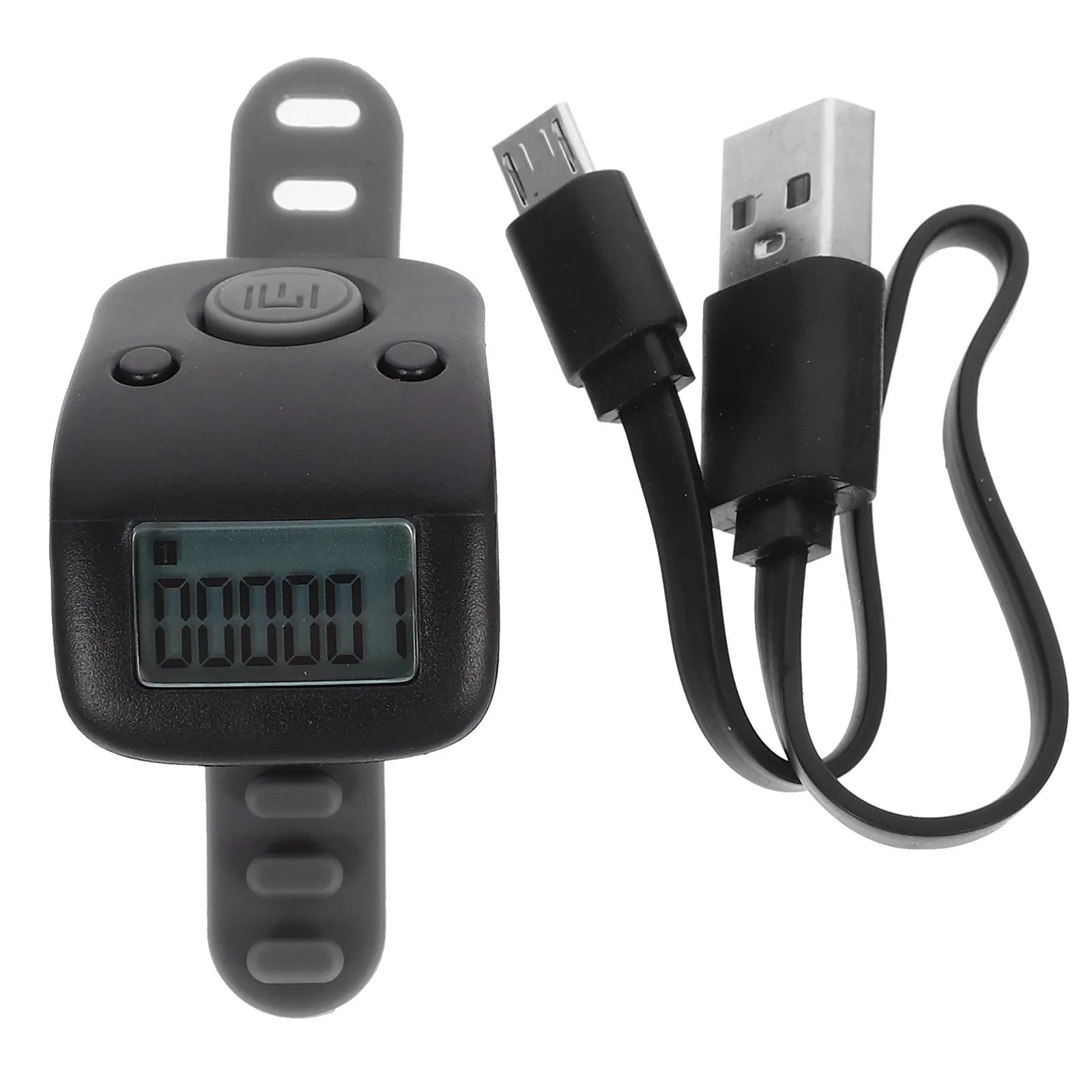Digital Finger Counter Silicone Handheld Electronic Tally Clicker for Sports Lap Counting Training - view 2