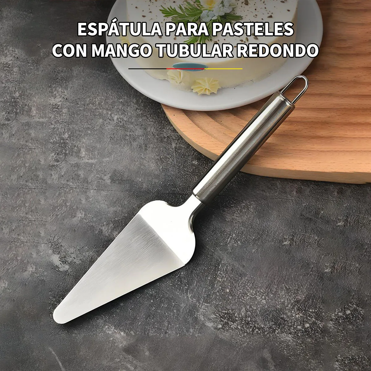 Stainless Steel Pizza Spatula Christmas Wedding Golden Triangle Cake Spatula Cheese Baking Tools Home Small Frying Spatula